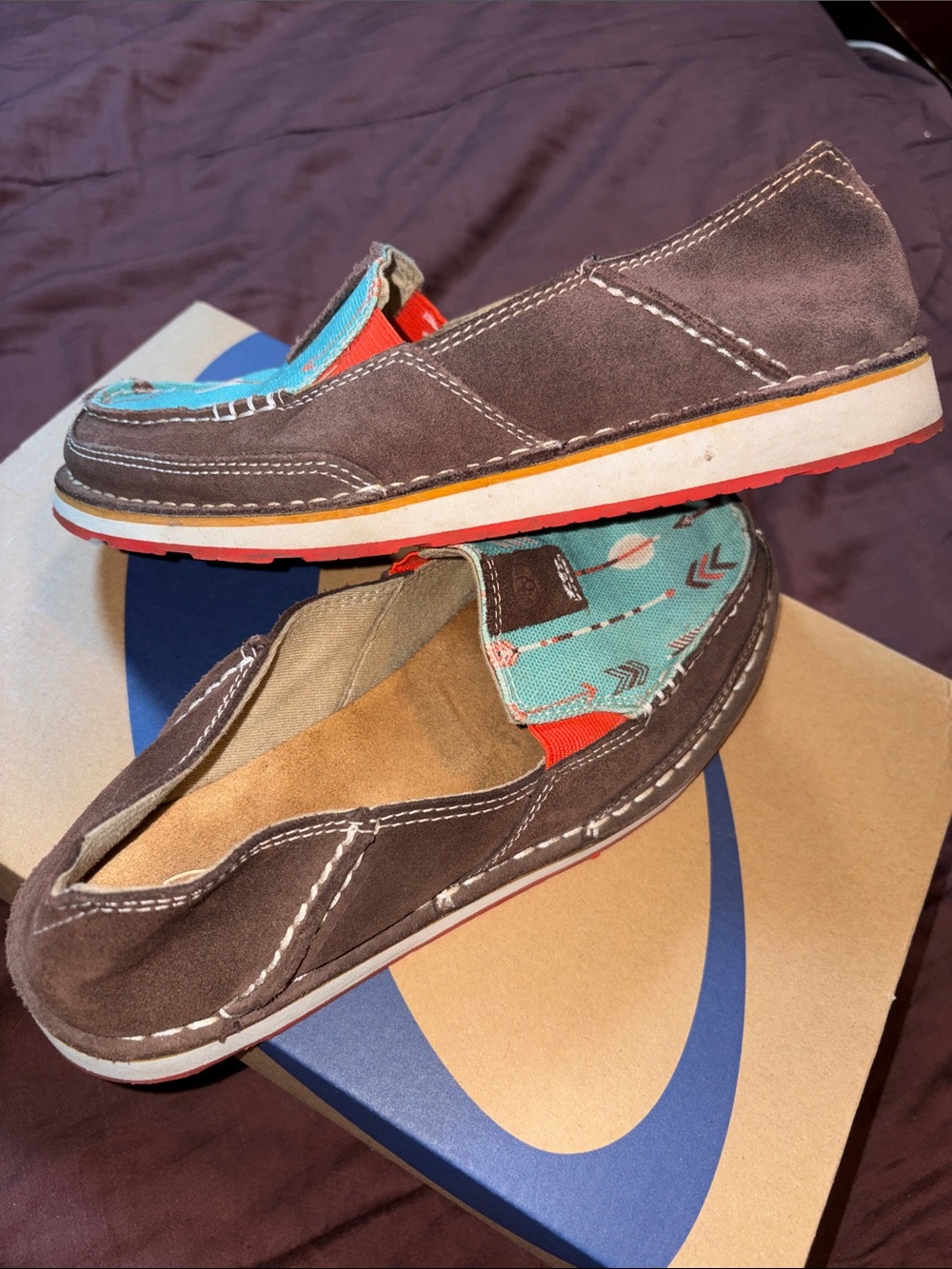 Slip On Shoes by Ariat Brand.  GUC! - Picture 3 of 16